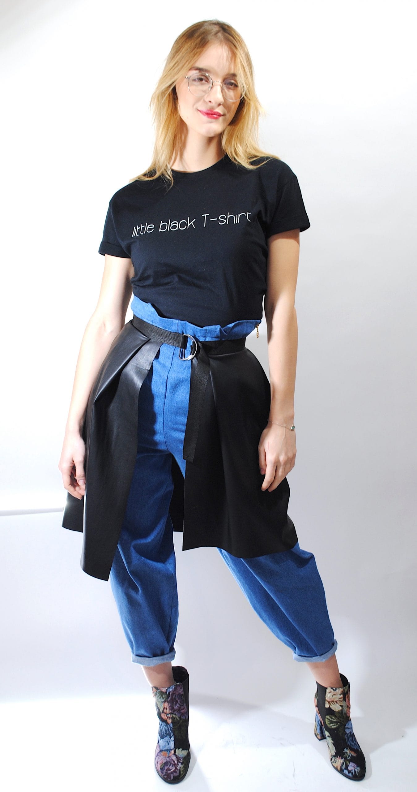 Eco-leather Peplum Belt
