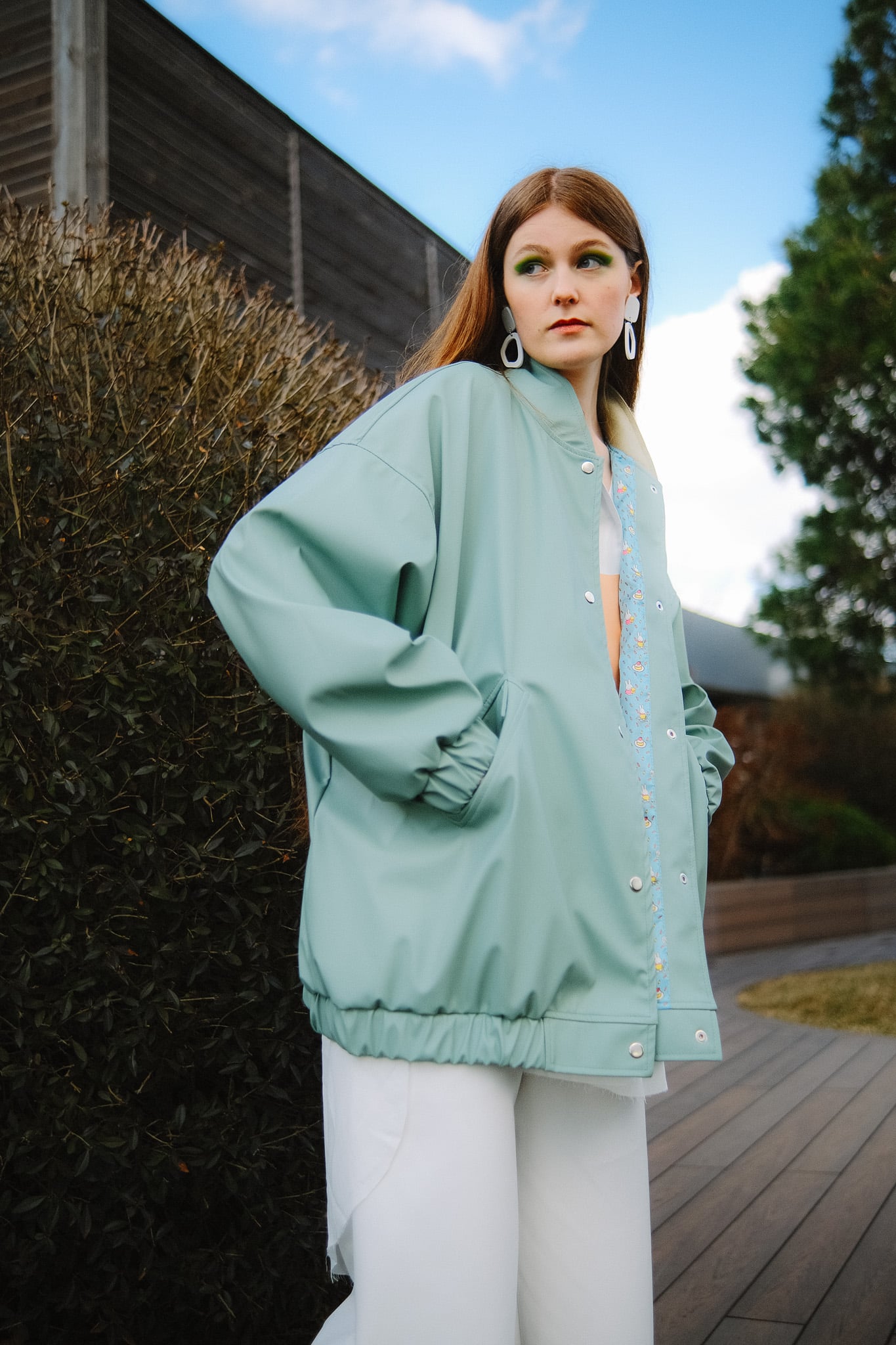 Bomber eco leather jacket — 1