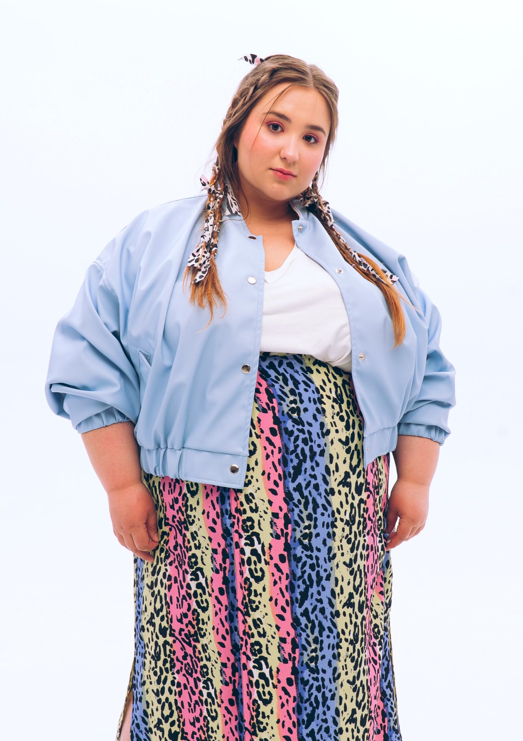 Faux Leather Bomber — 1