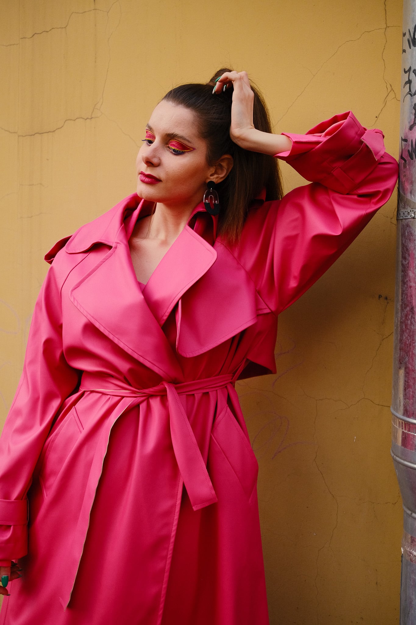 Eco Leather Trench — 1