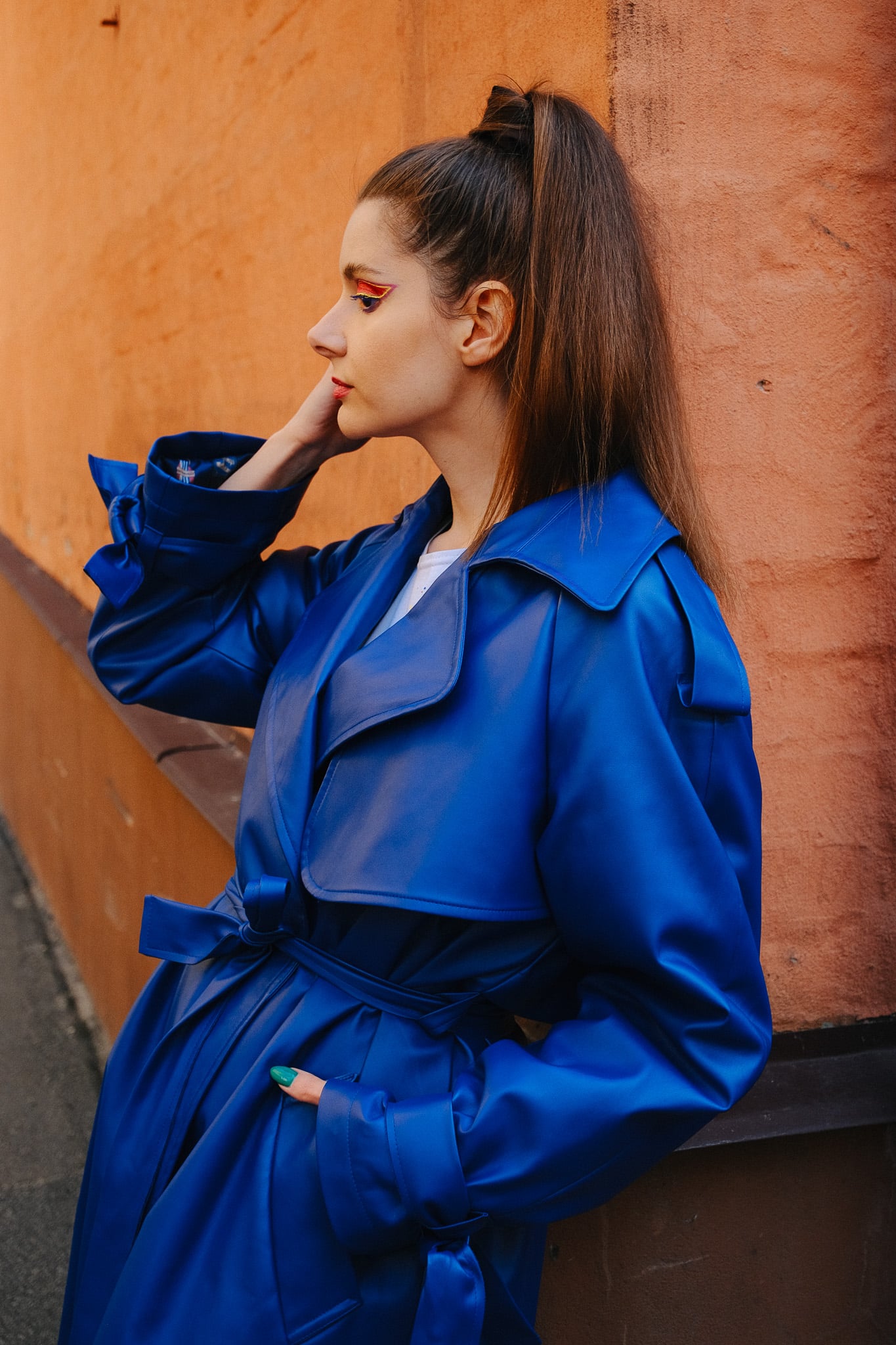 Eco Leather Trench — 1