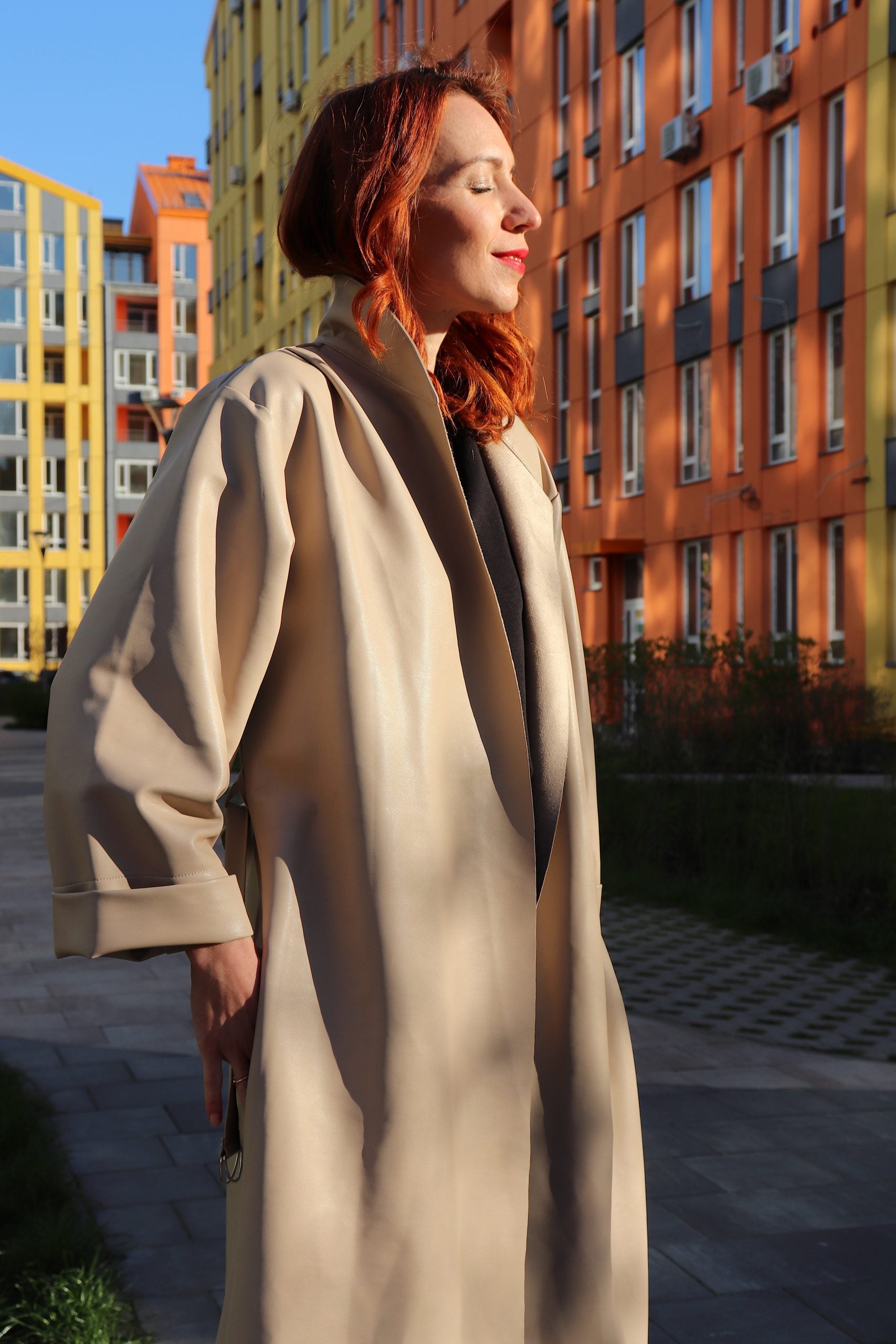 Eco Leather Trench — 1