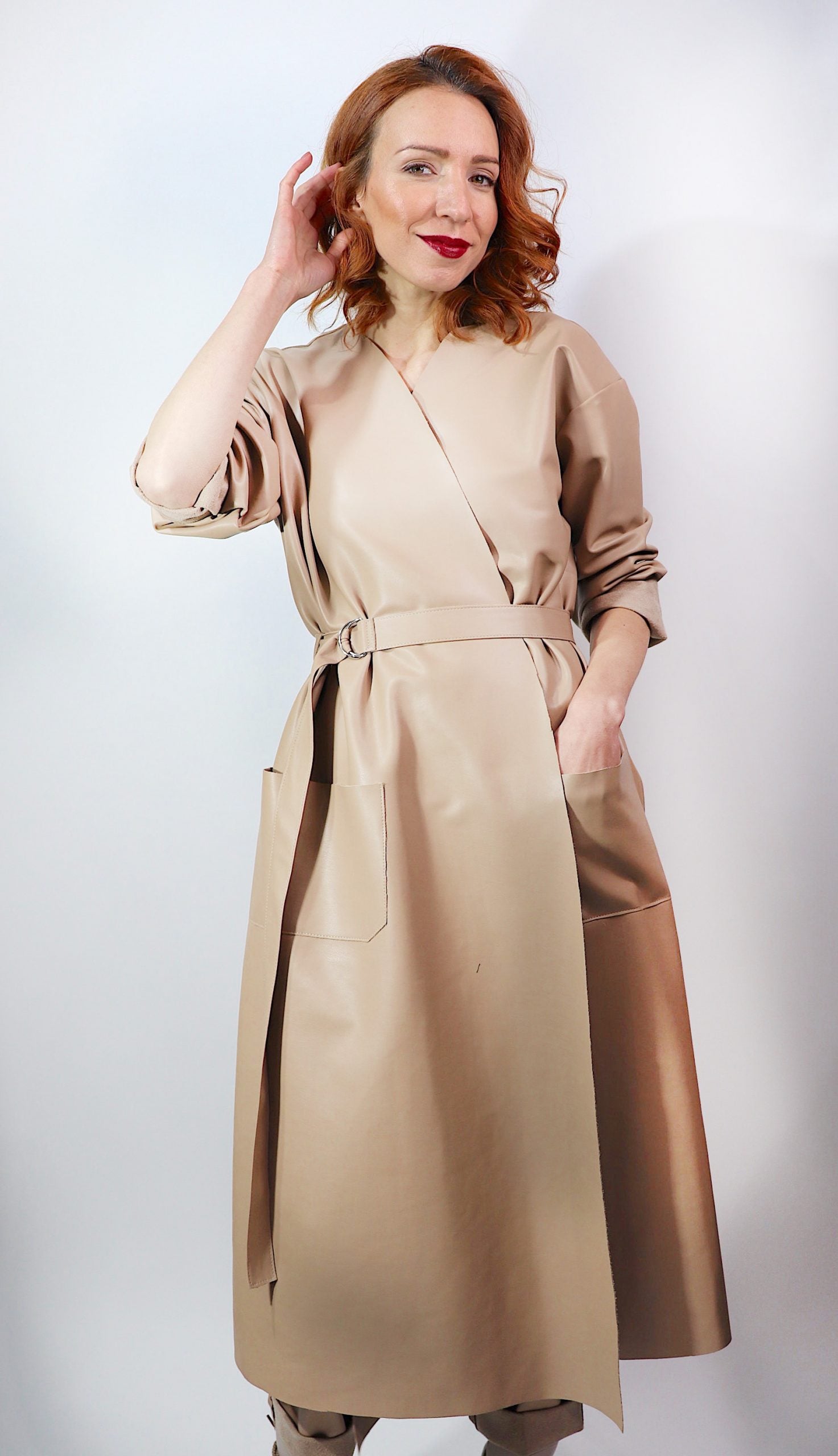 Eco Leather Trench — 1